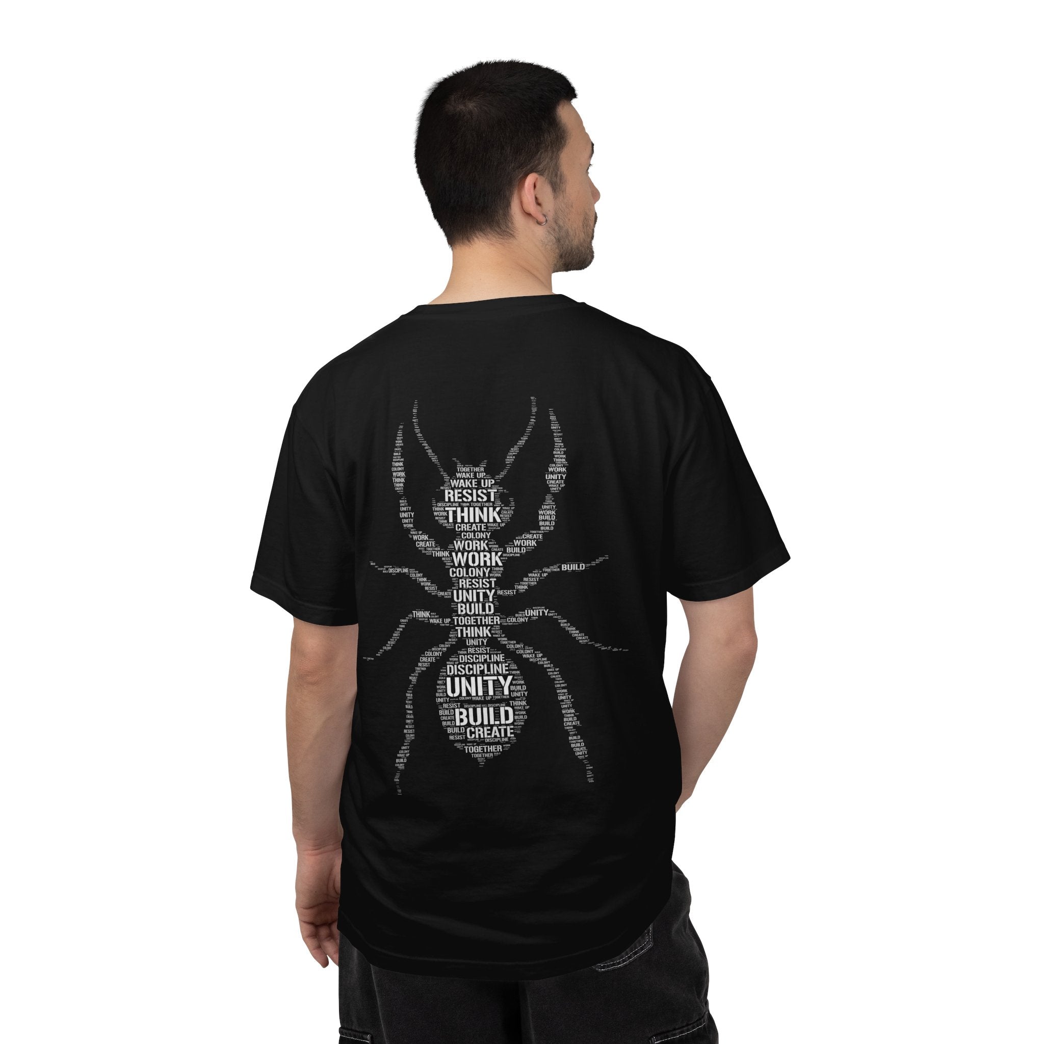 The Ant Society — Typographic Ant Graphic T-Shirt — Shadow Edition