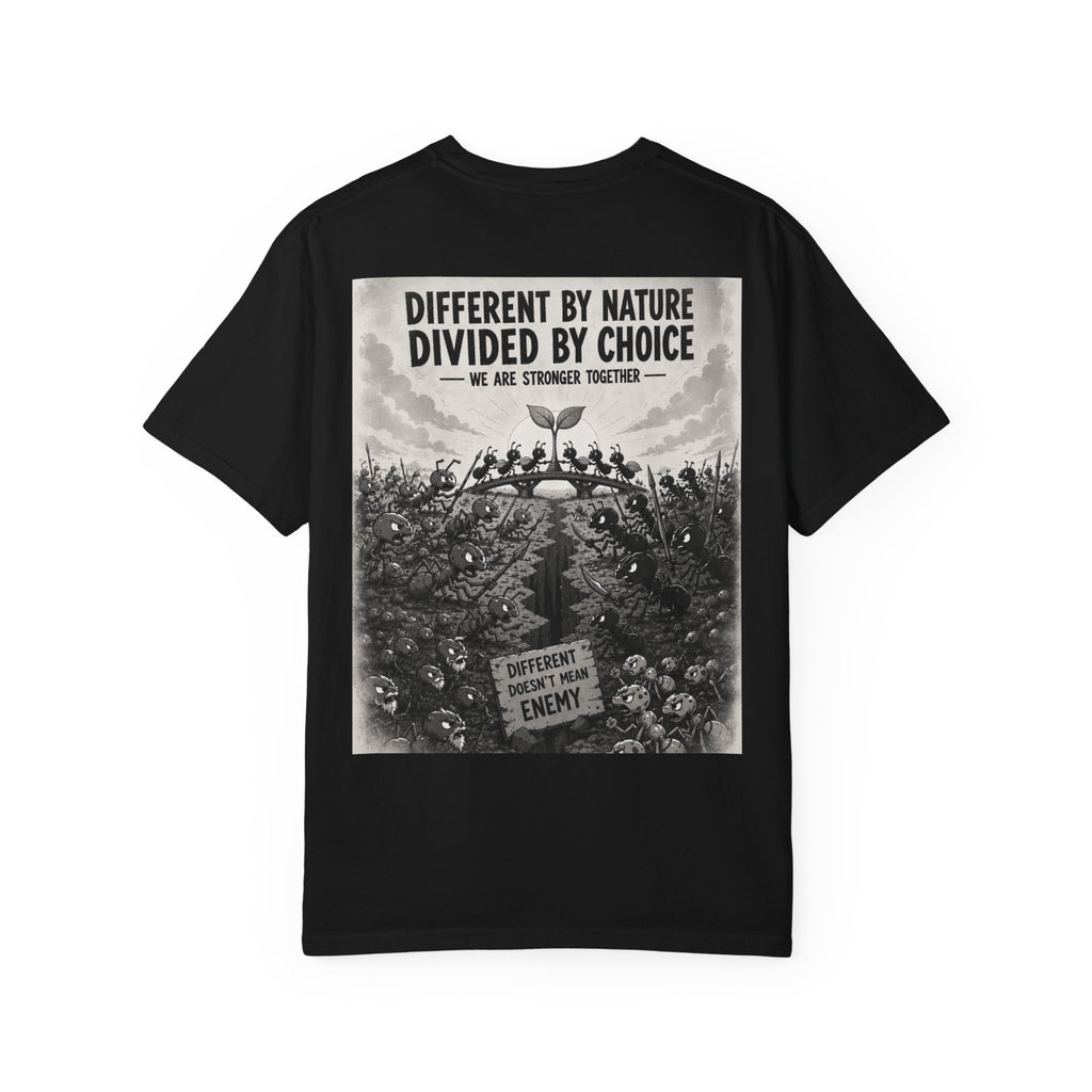 Different by Nature / Divided by Choice — Graphic T-Shirt — Shadow Edition