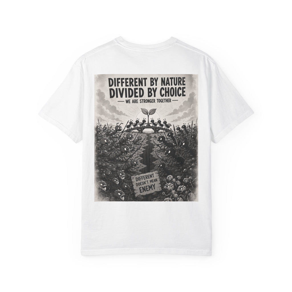 Different by Nature / Divided by Choice — Graphic T-Shirt — Signal Edition