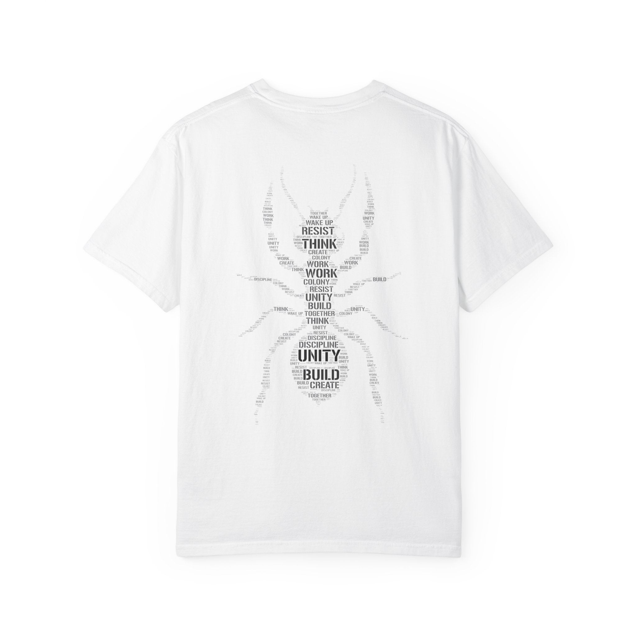 The Ant Society — Typographic Ant Graphic T-Shirt — Signal Edition