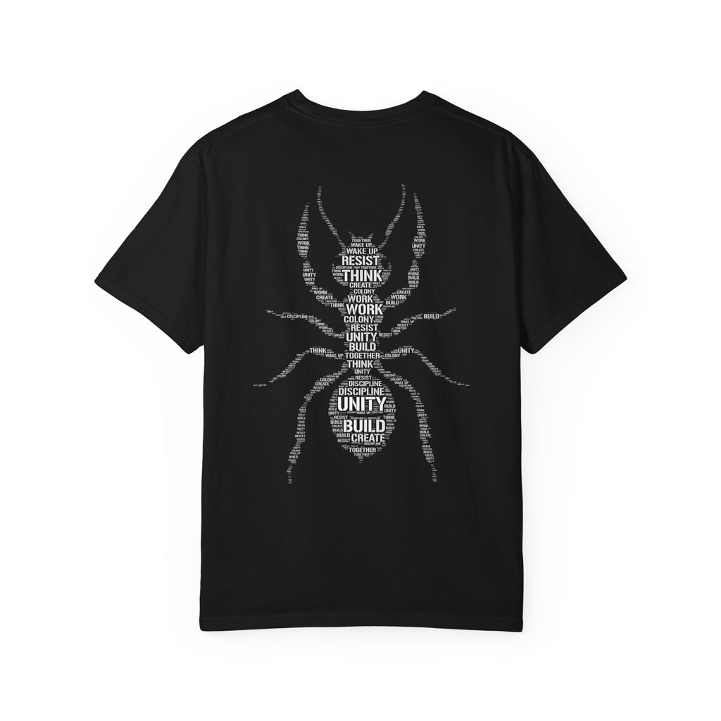 The Ant Society — Typographic Ant Graphic T-Shirt — Shadow Edition