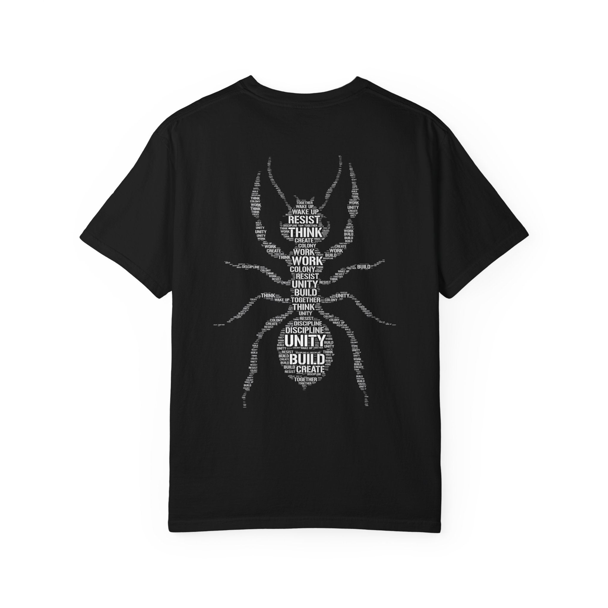 The Ant Society — Typographic Ant Graphic T-Shirt — Shadow Edition