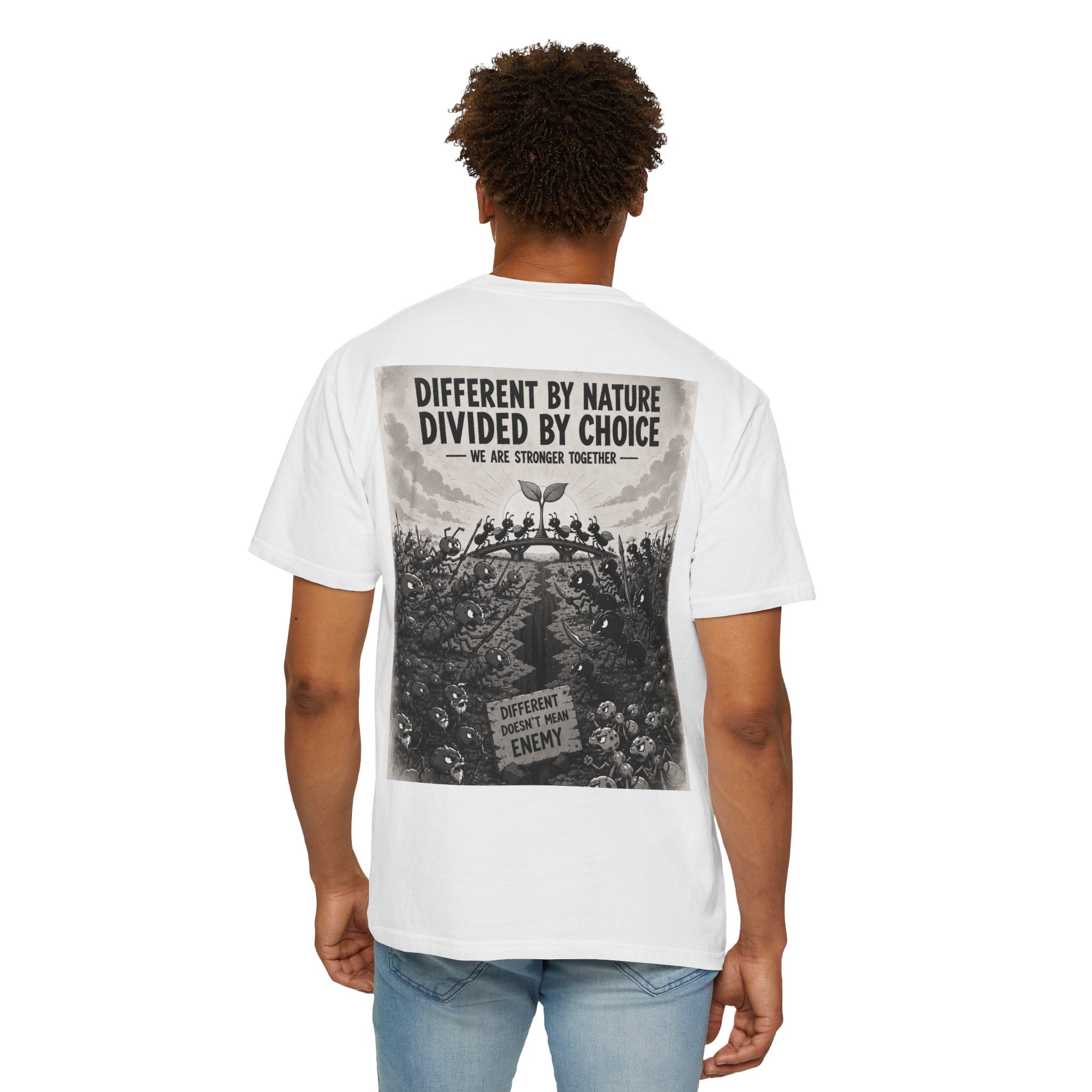Different by Nature / Divided by Choice — Graphic T-Shirt — Signal Edition