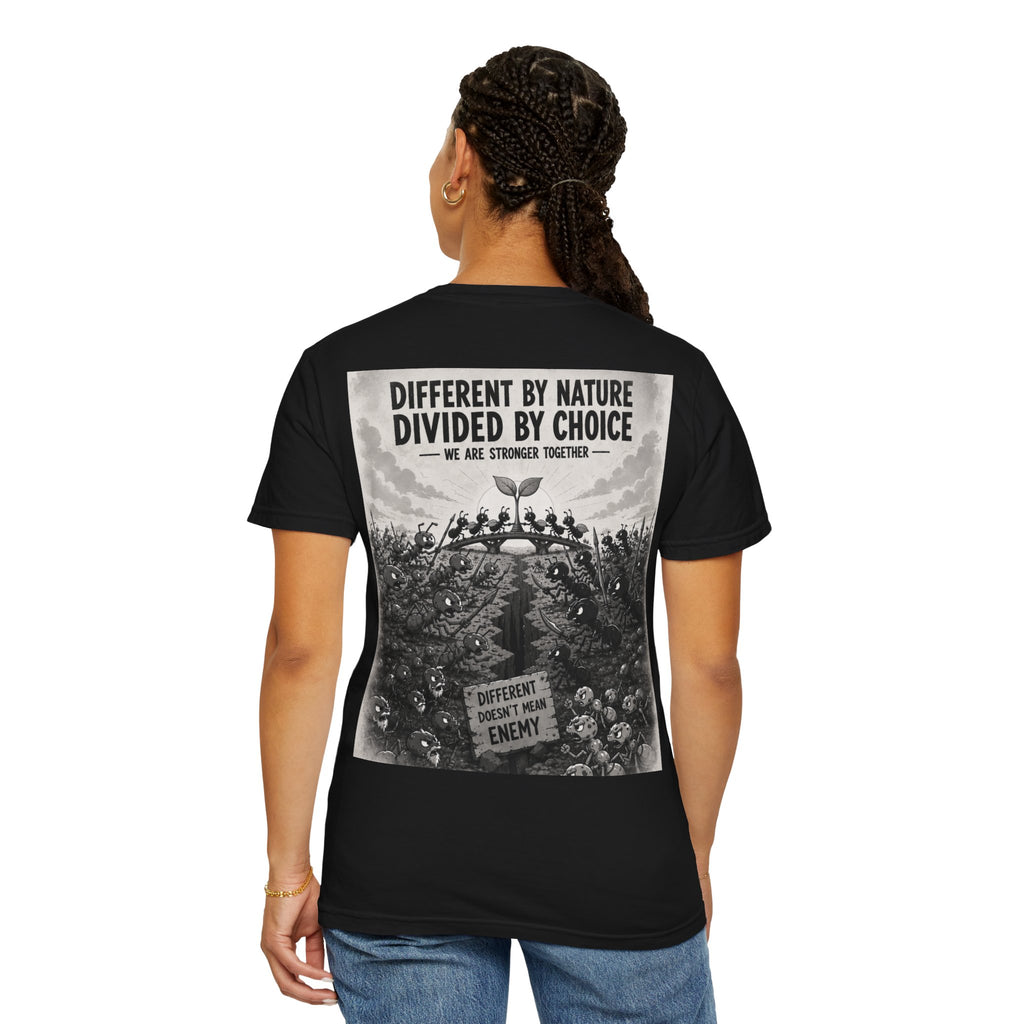 Different by Nature / Divided by Choice — Graphic T-Shirt — Shadow Edition
