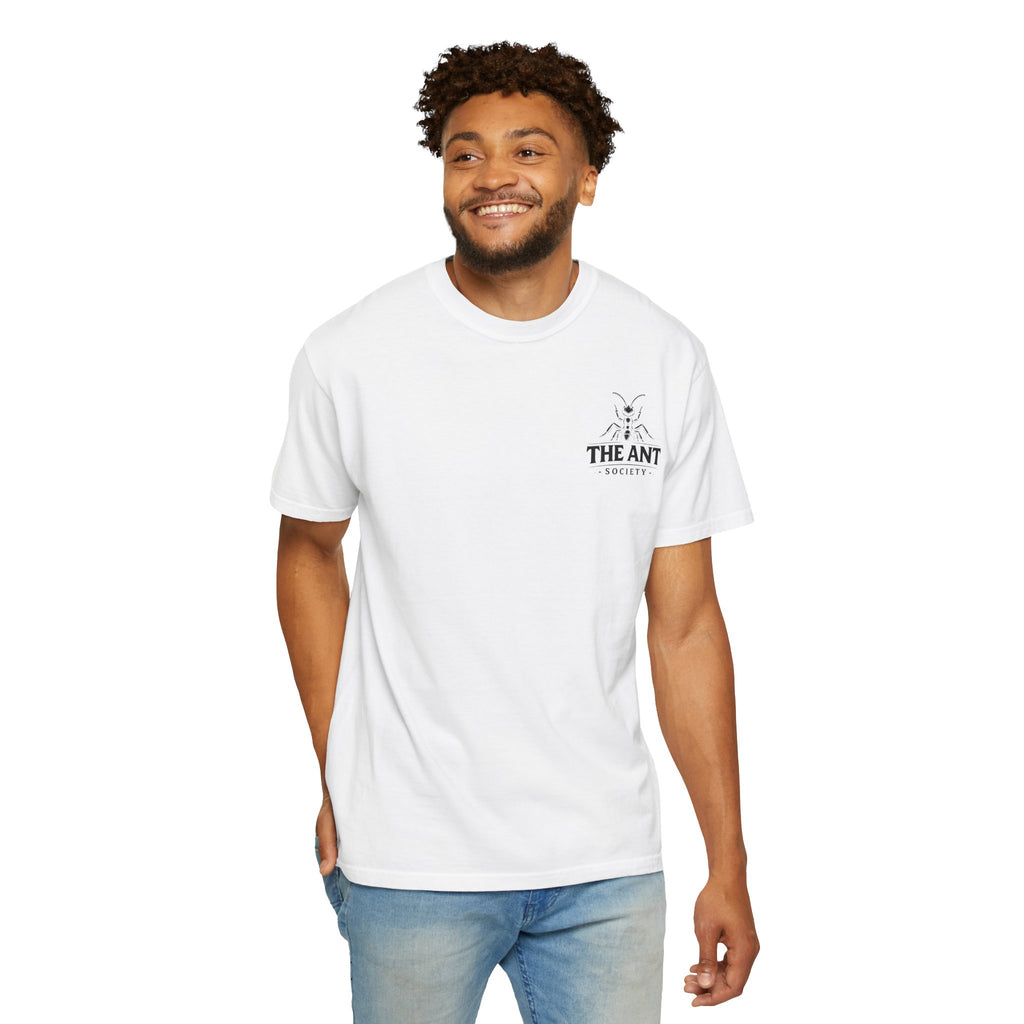 The Ant Society — Typographic Ant Graphic T-Shirt — Signal Edition